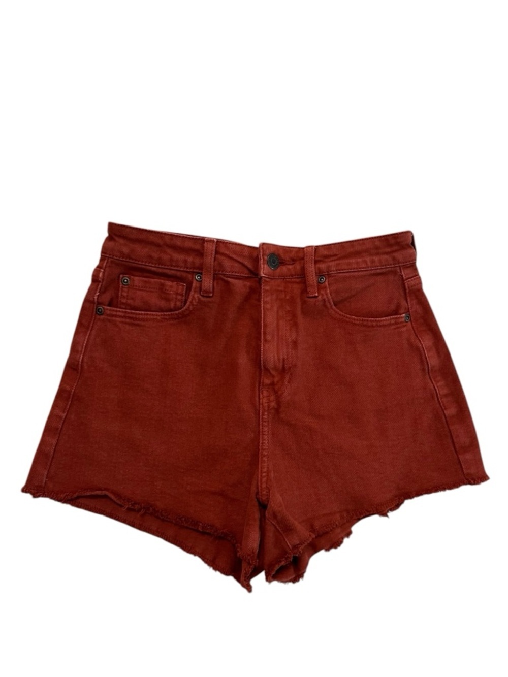 Idyllwind Fueled By Miranda Lambert Burnt Orange Raw Hem Shorts Jeans Size 2